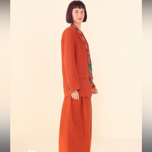 FARM Rio Orange Blazer - Picture 9 of 11